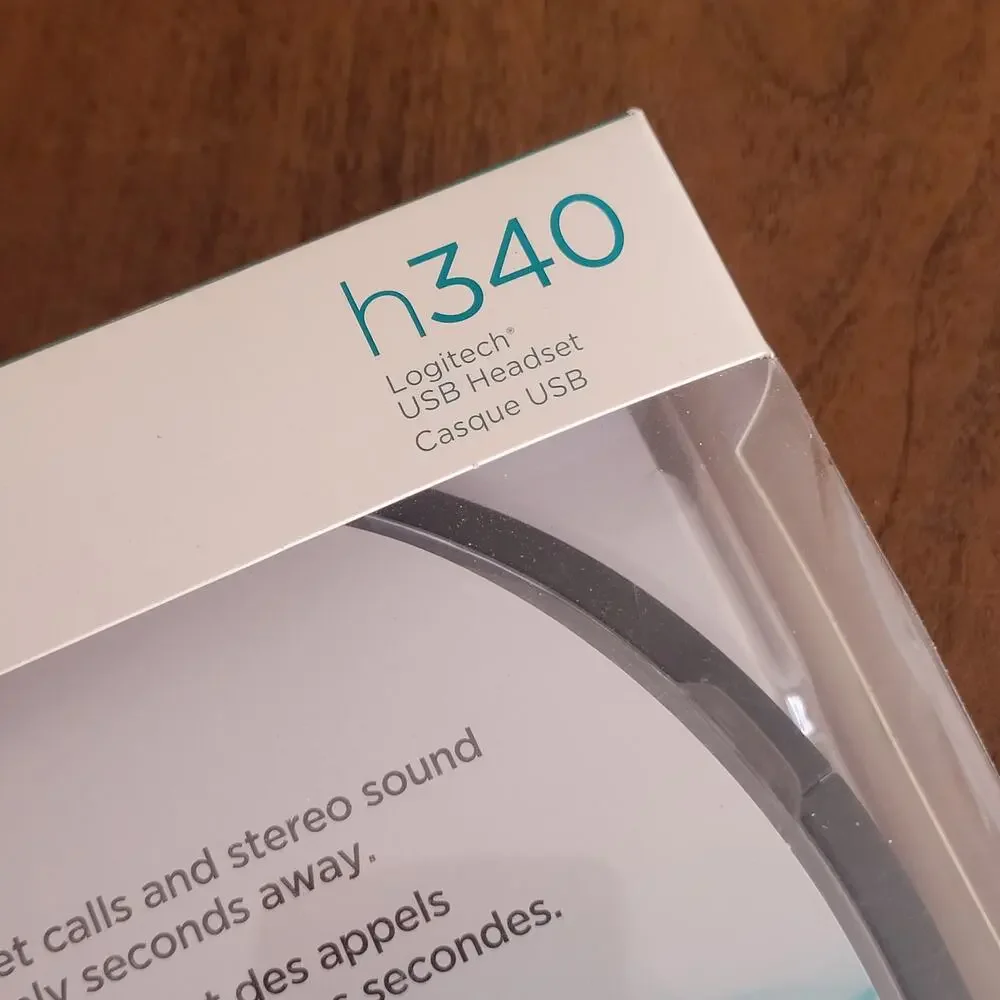 Logitech H340 USB Computer PC Headset w/ Noise Cancelling Microphone New Sealed
